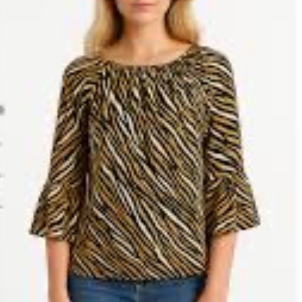 Michael Kors Women's Zebra Print Top